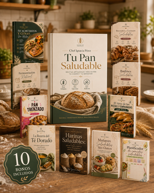 Tu Pan Saludable | Recetario Completo + 10 Bonos GRATIS