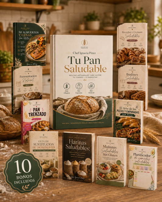 Tu Pan Saludable | Recetario Completo + 10 Bonos GRATIS